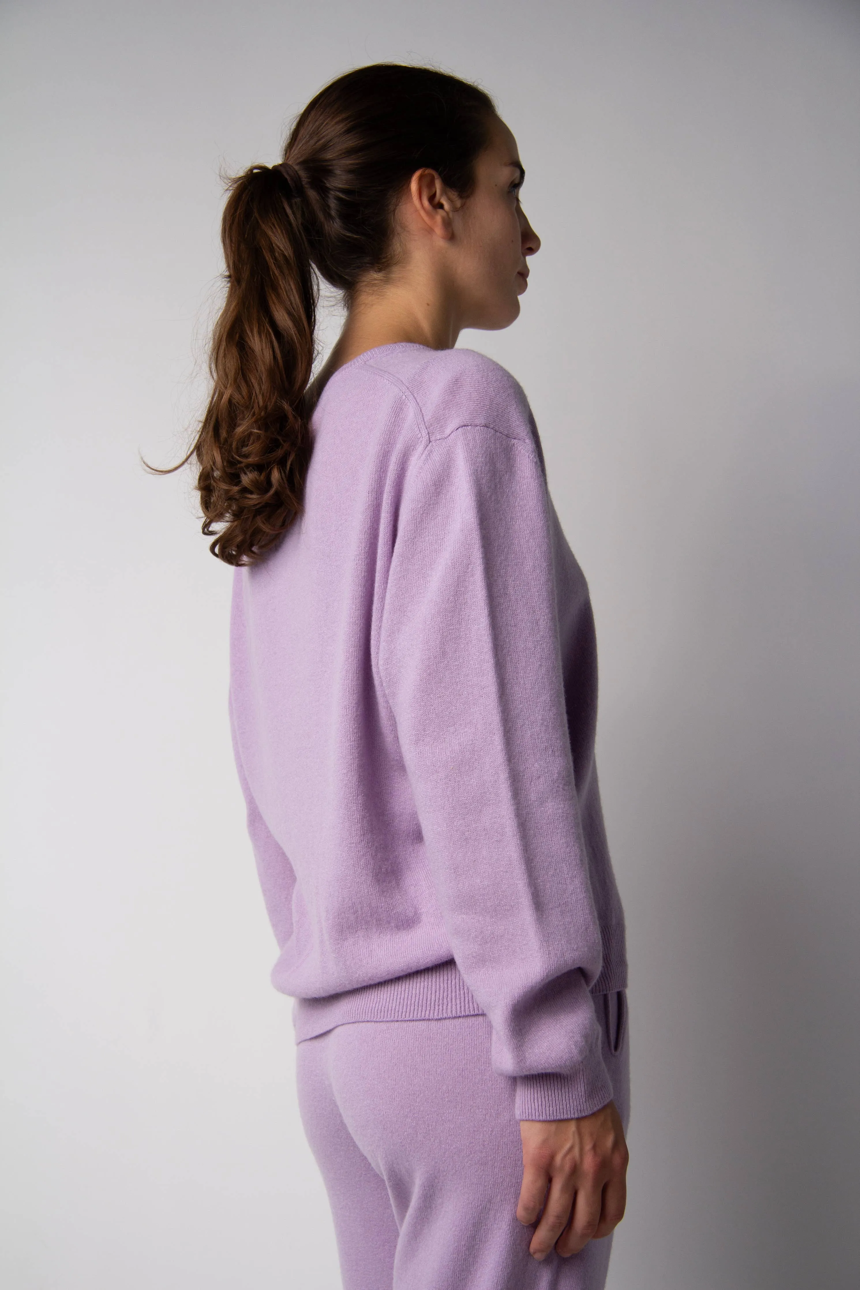 Cashmere Mix V Neck Sweater