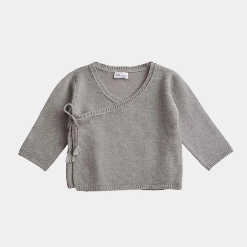 Cashmere Wrap Cloud Baby Set | Cloud Grey