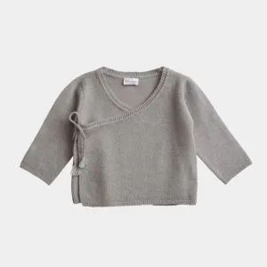 Cashmere Wrap Cloud Baby Set | Cloud Grey