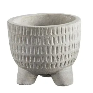 Cement Tripod Pot