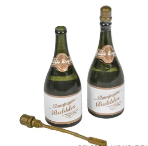 Champagne Bubbles in Bottle