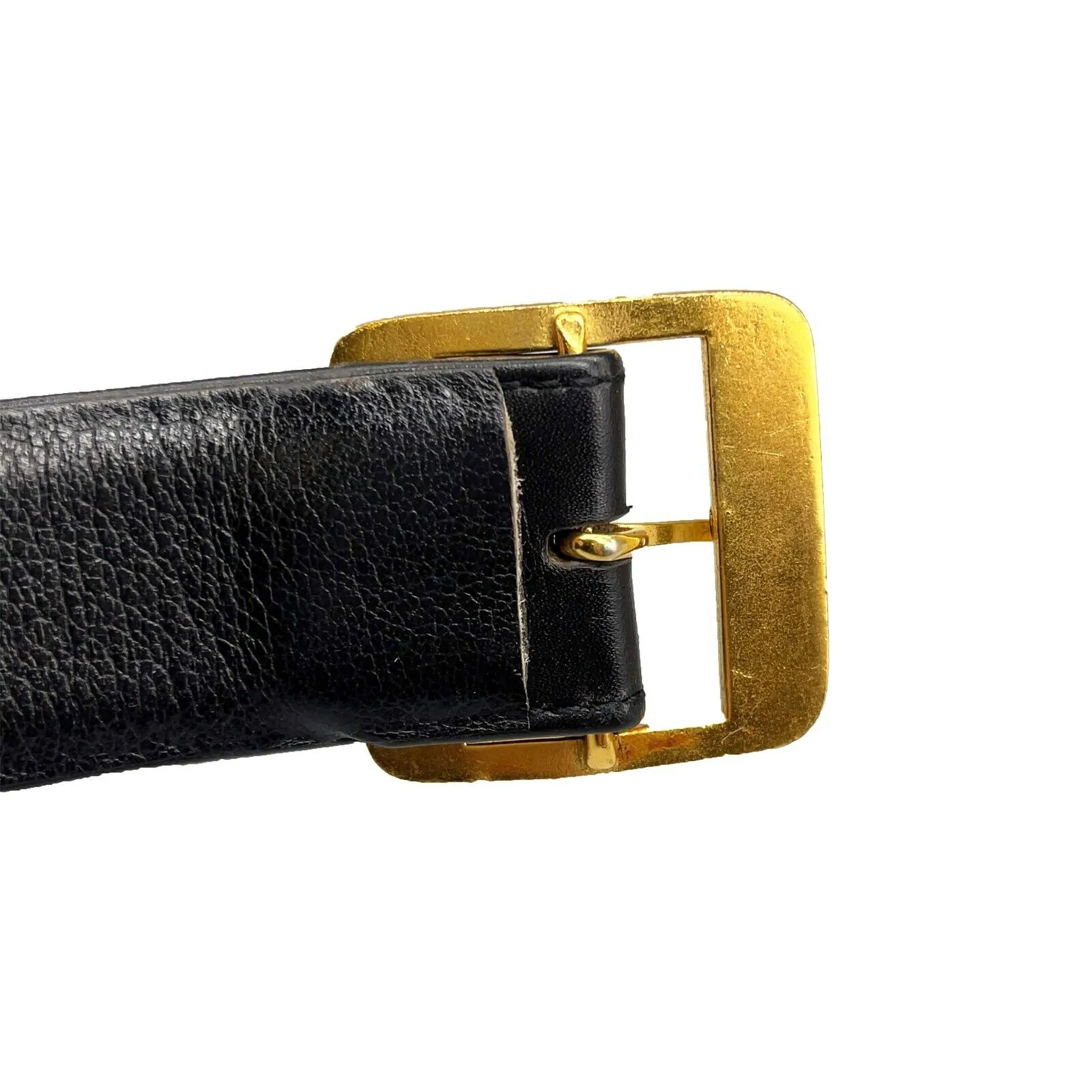 CHANEL - 03P Stamped CHANEL PARIS Leather - Black - 32 - Belt