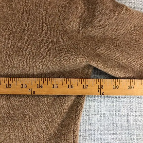 Charter Club 100% Cashmere Luxury‎ Button Front Sweater Blazer Tan Beige Size XS