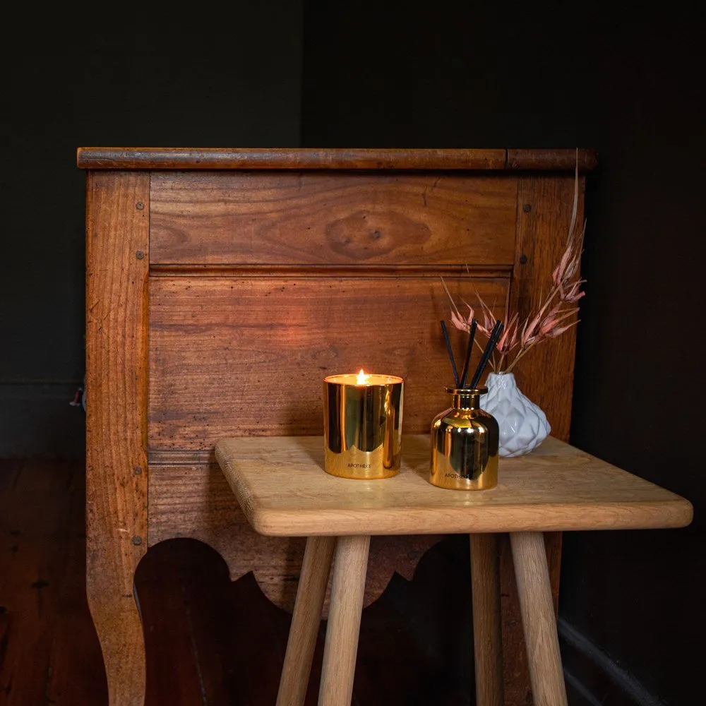 Chestnut Cardamom Mini Candle and Reed Diffuser Duo Set