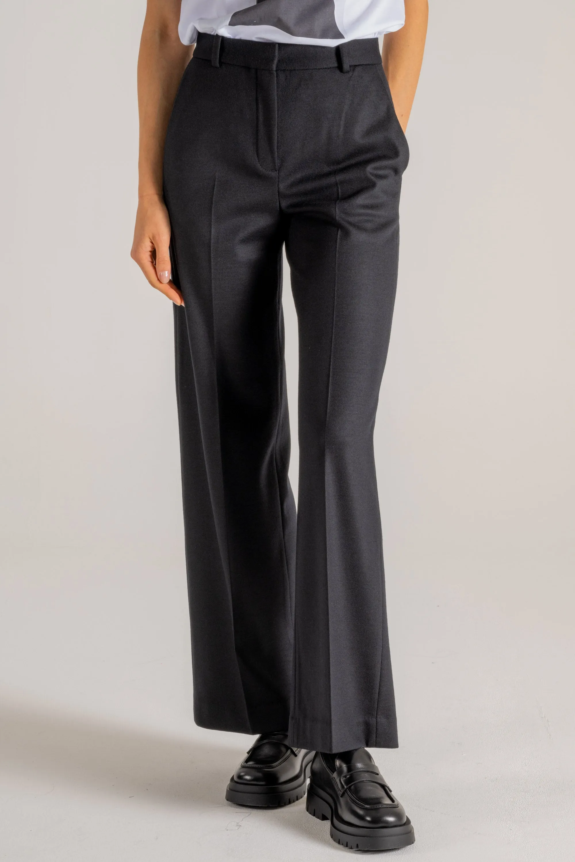 Circolo 1901 Pantalone Lana Nero Donna