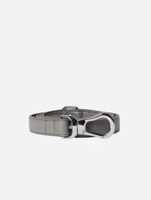 City Vegan Leather Dog Lead | Ash Grey