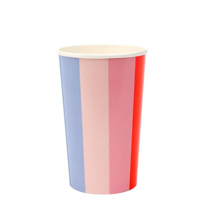 Color Wheel Highball Cups