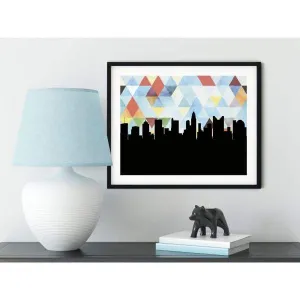 Columbus, Ohio geometric skyline
