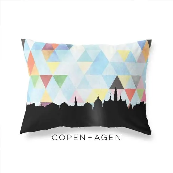 Copenhagen, Denmark geometric skyline
