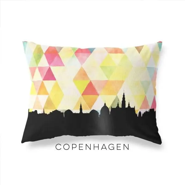 Copenhagen, Denmark geometric skyline