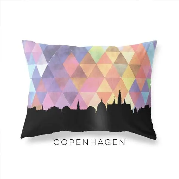 Copenhagen, Denmark geometric skyline