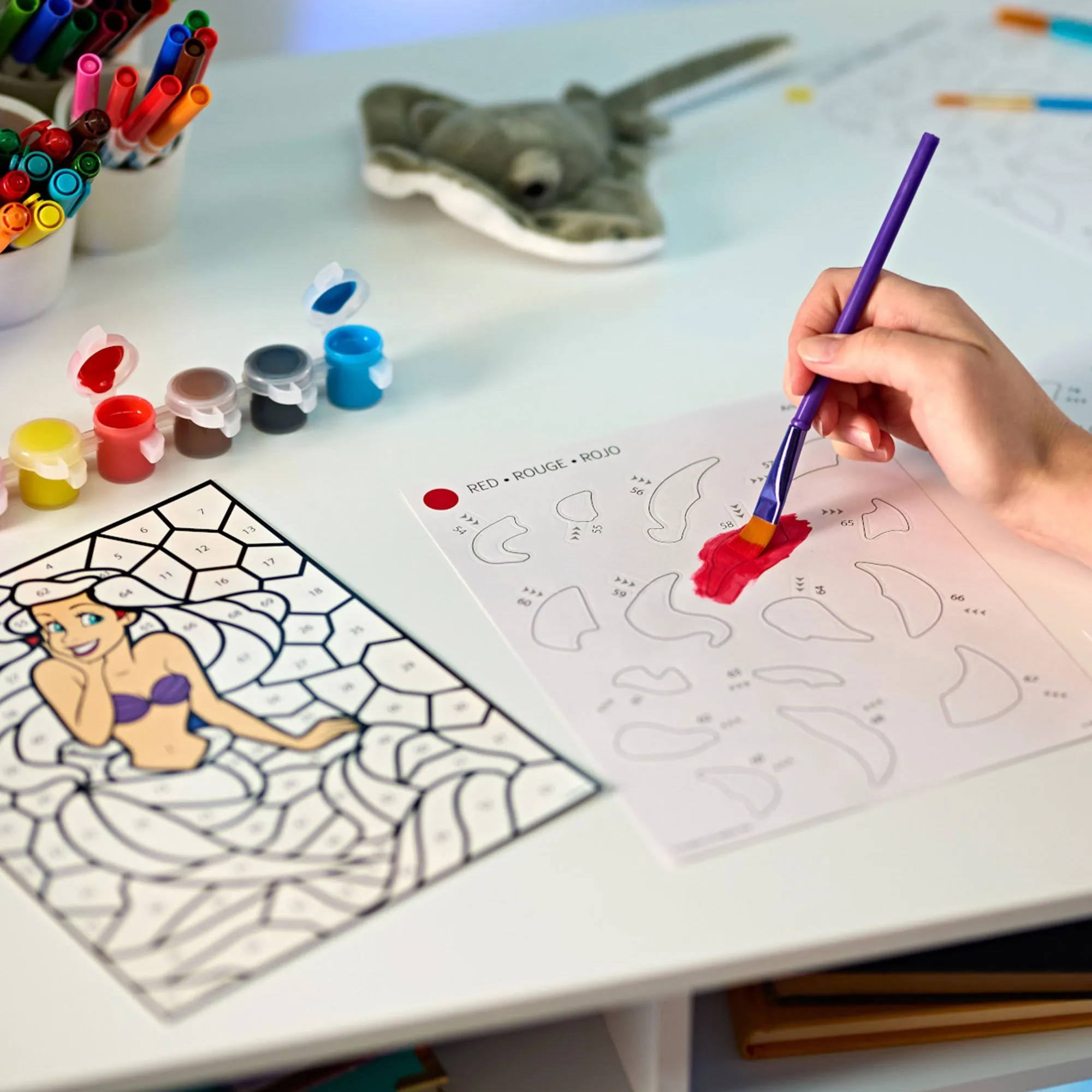 Crayola Paint and Peel Mosaic Stickers, Disney Princess