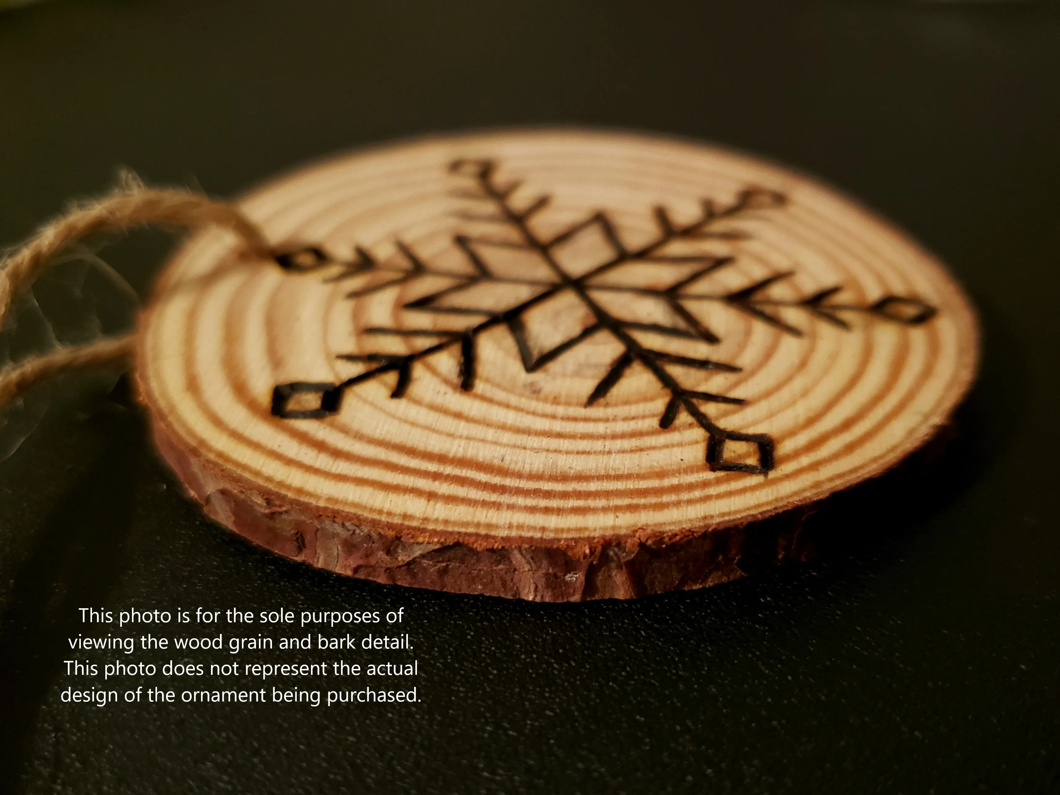 Crossing Arrows Wood Ornament