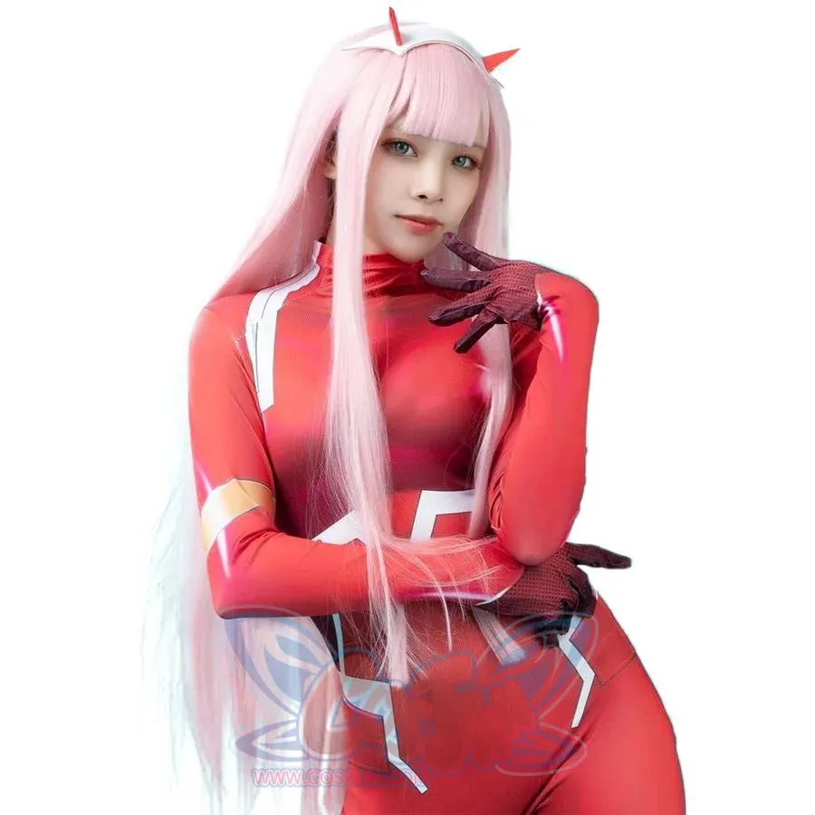 DARLING in the FRANXX ZERO TWO 02 Cosplay Wigs Pink Hair mp005778