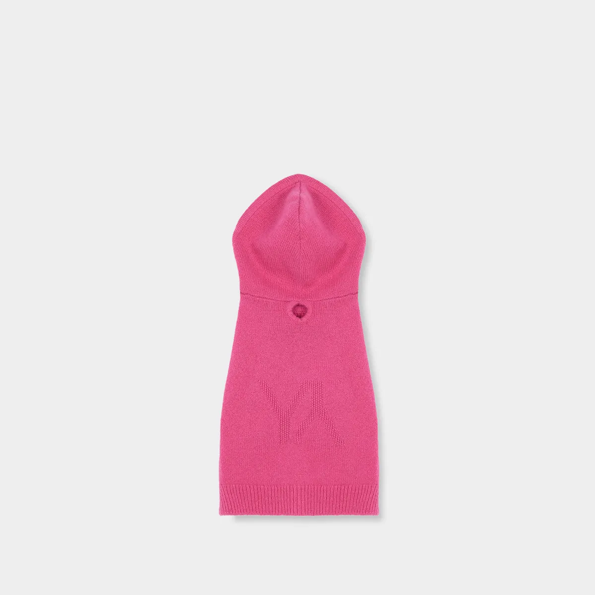 Dog Hoodie Cashmere fuchsia with YY logo