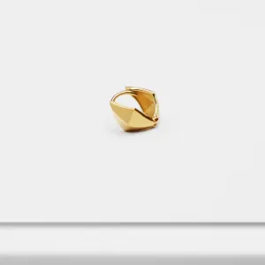 Double Sided Rhombus Hoop Earring