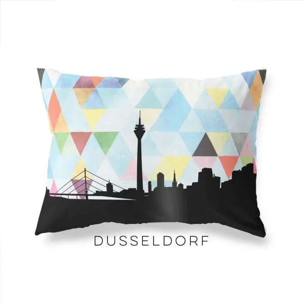 Dusseldorf, Germany geometric skyline