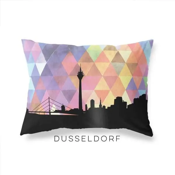 Dusseldorf, Germany geometric skyline