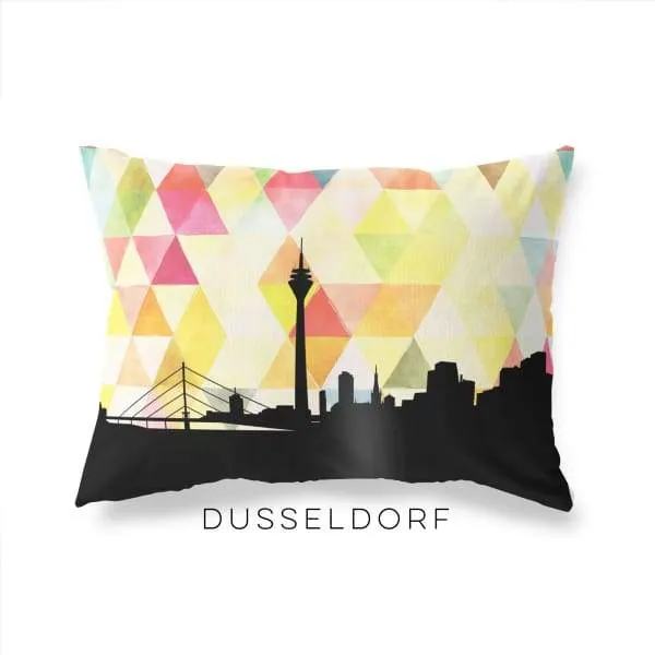 Dusseldorf, Germany geometric skyline