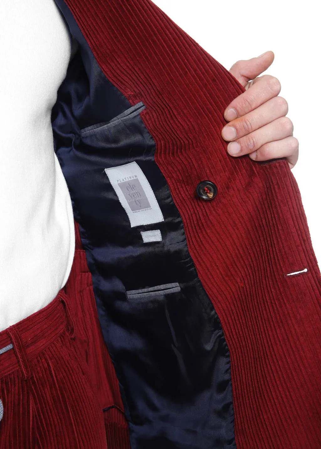 ELEVENTY - By ERMENEGILDO ZEGNA "CASHMERE CORDUROY" Jogger Suit - 40 US
