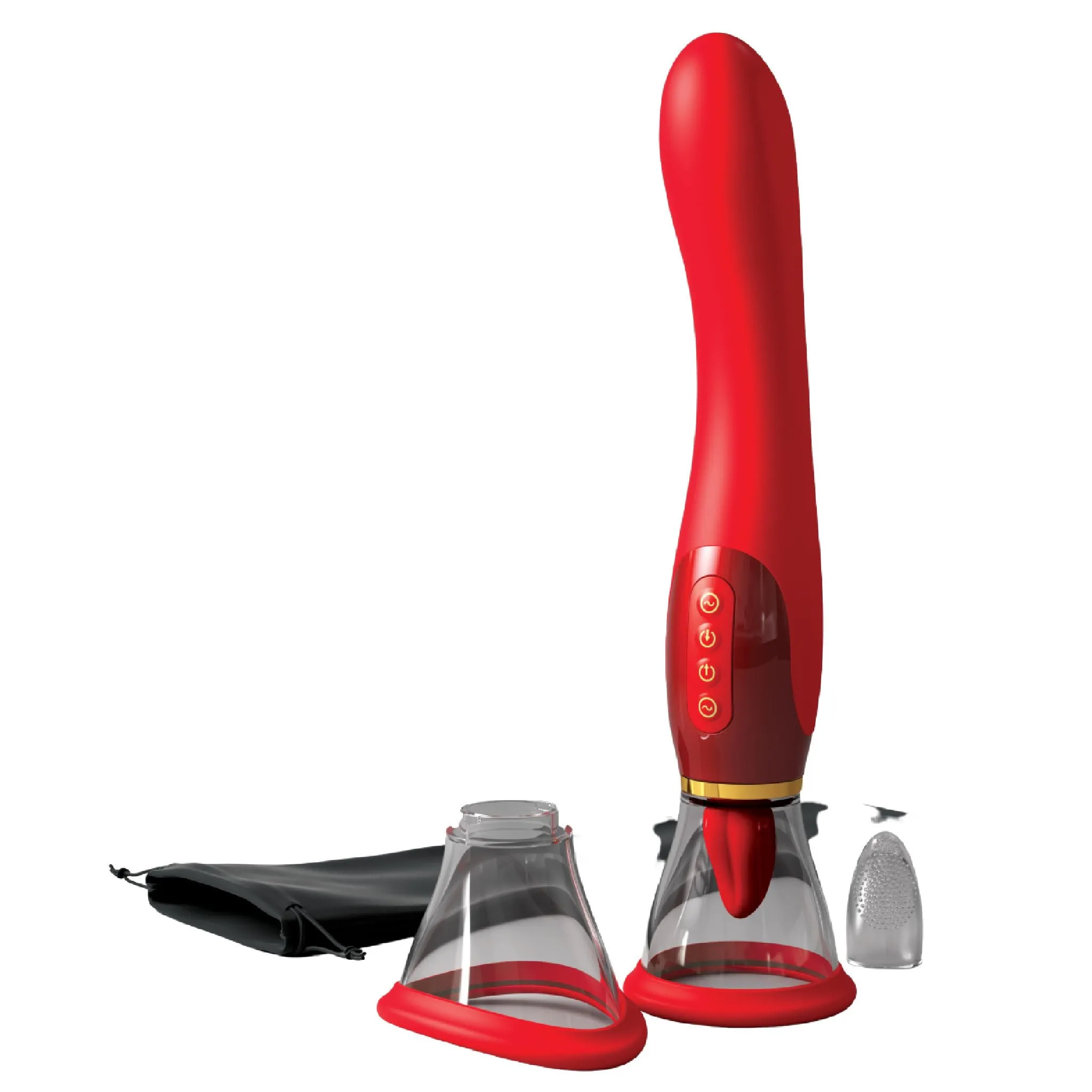 Fantasy For Her Ultimate Pleasure Double Ended Vibrator 24 K Gold Luxury Edition