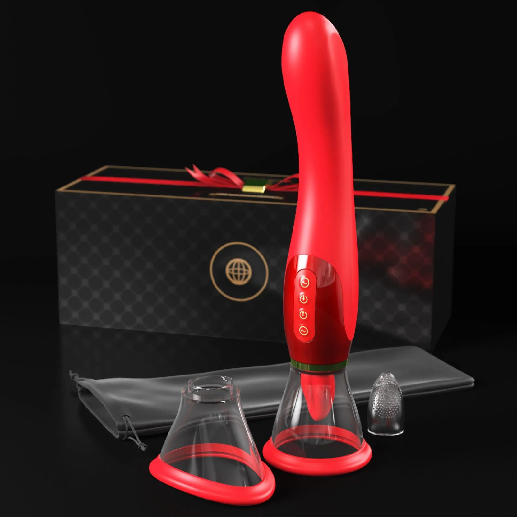 Fantasy For Her Ultimate Pleasure Double Ended Vibrator 24 K Gold Luxury Edition