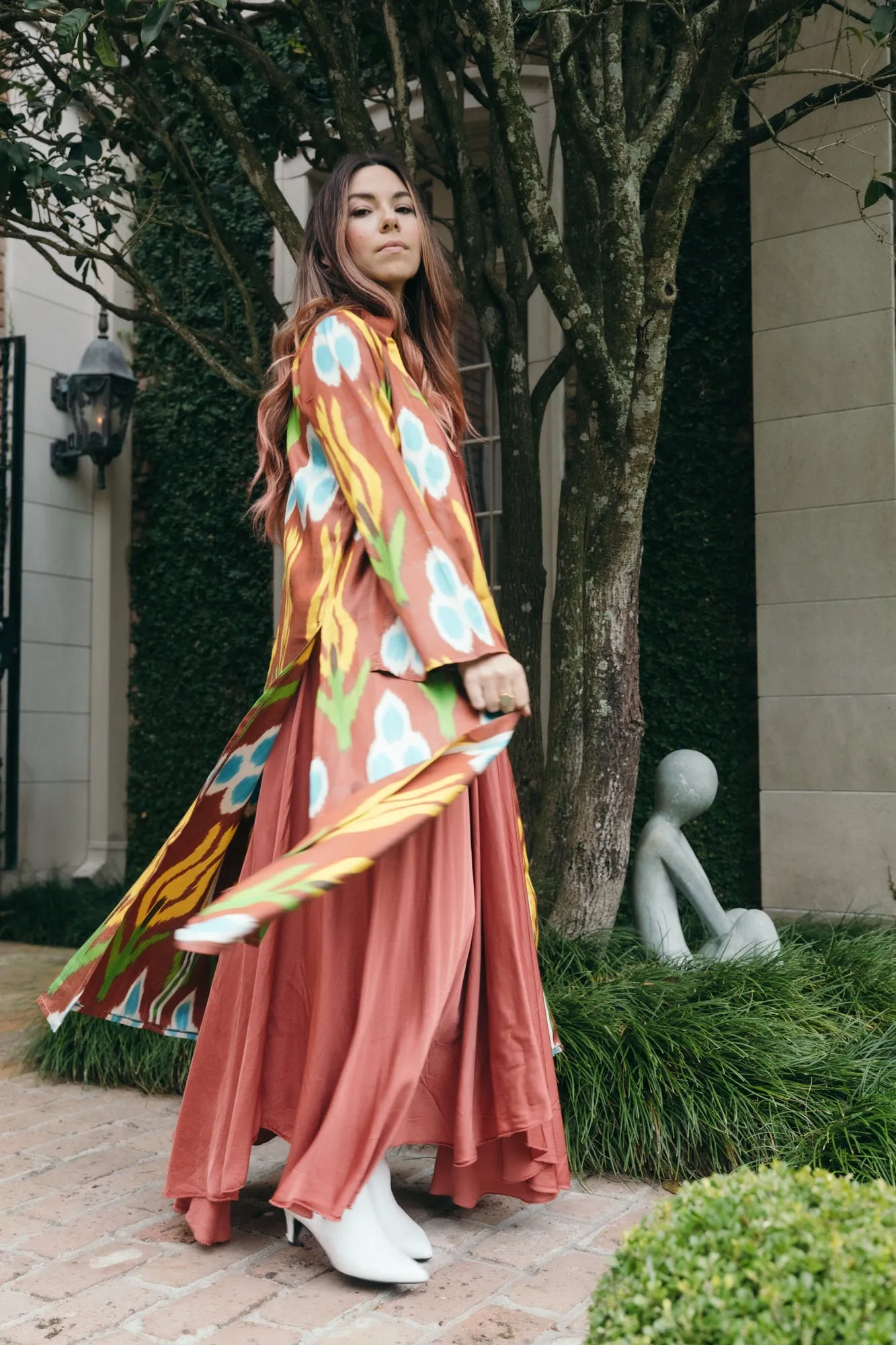 Fergana Silk Caftan Duster