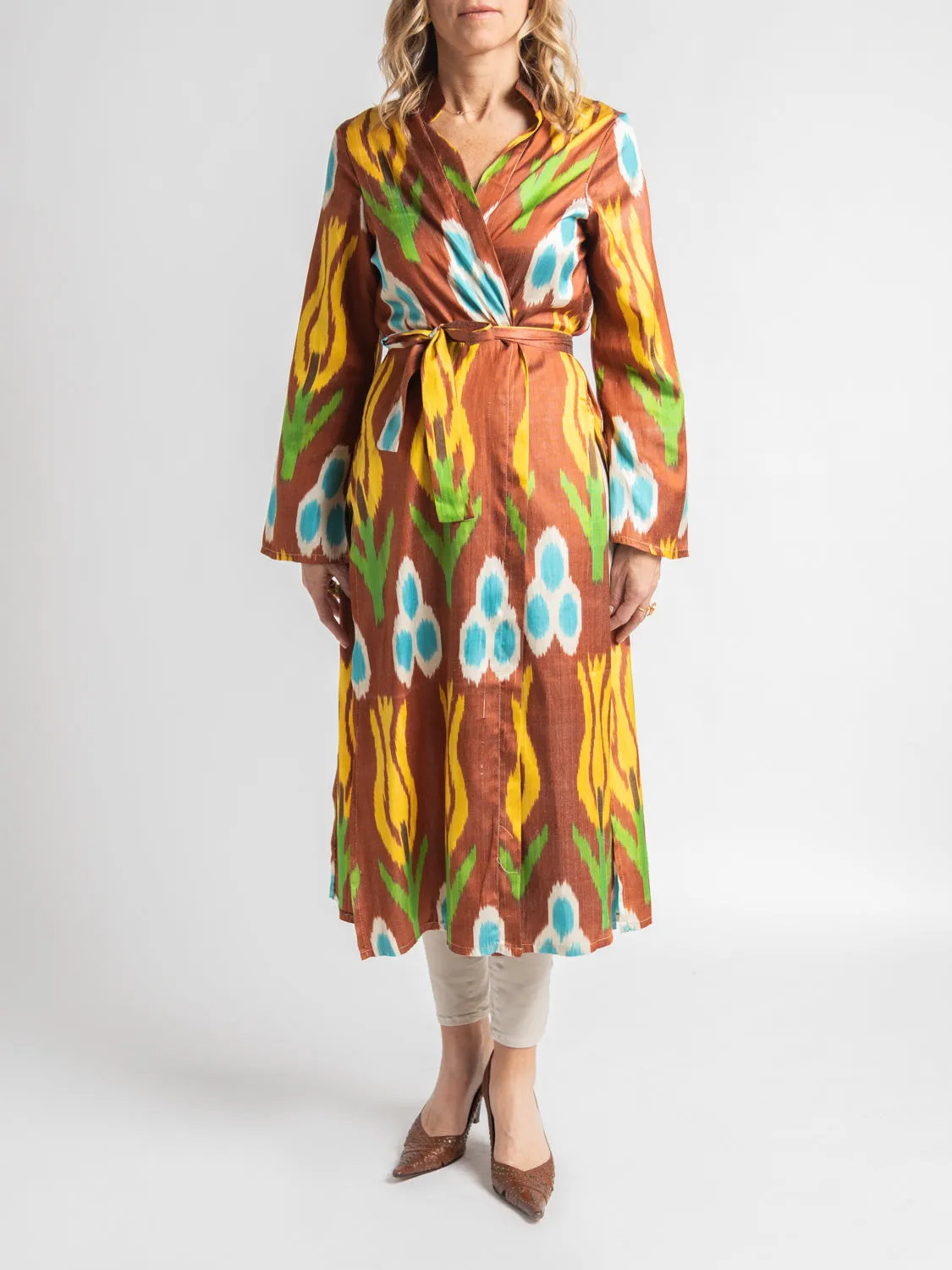 Fergana Silk Caftan Duster
