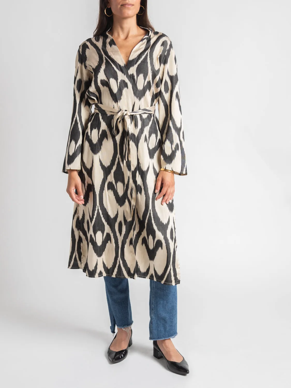 Fergana Silk Caftan Duster