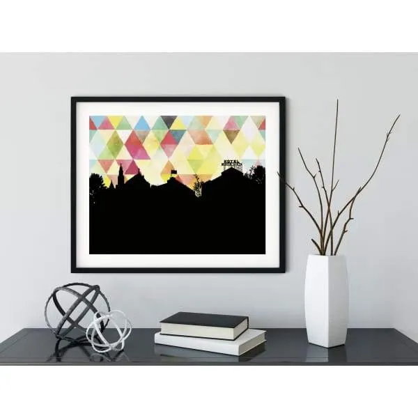 Flagstaff, Arizona geometric skyline