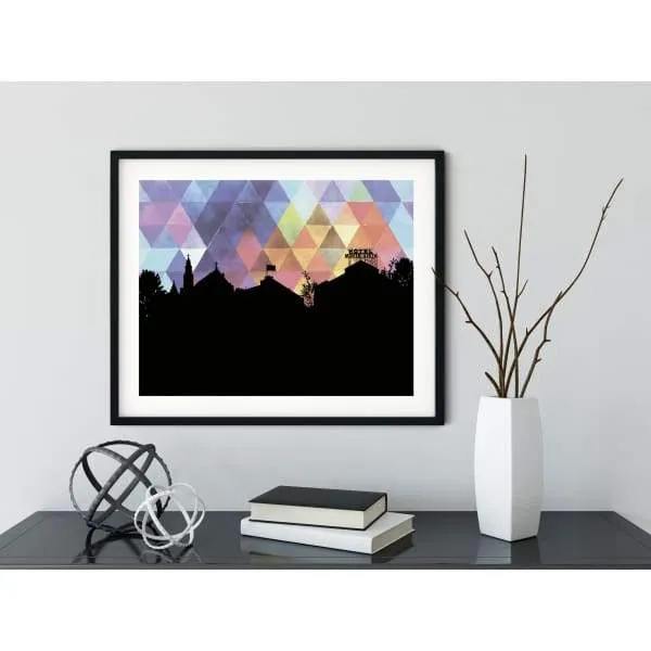 Flagstaff, Arizona geometric skyline
