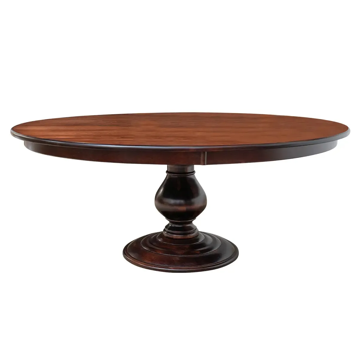 Foles Round Wood Pedestal Dining Table