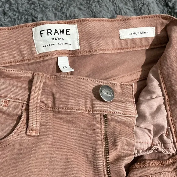 Frame‎ Denim Le High Skinny in Dusty Rose