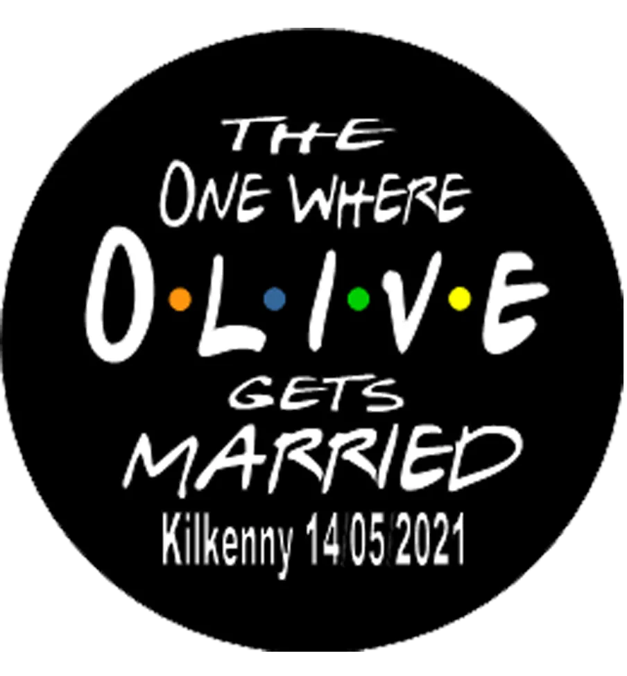 Friends theme 'the One where ...Gets Married'