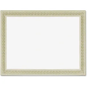 Geographics Gold Foil Stamped Flourish Design Award Certificate