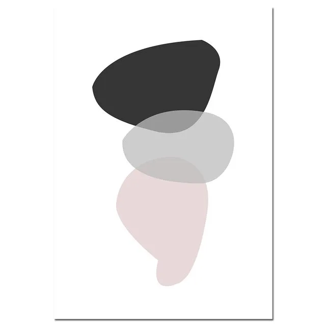 Geometric Abstract Art Wall