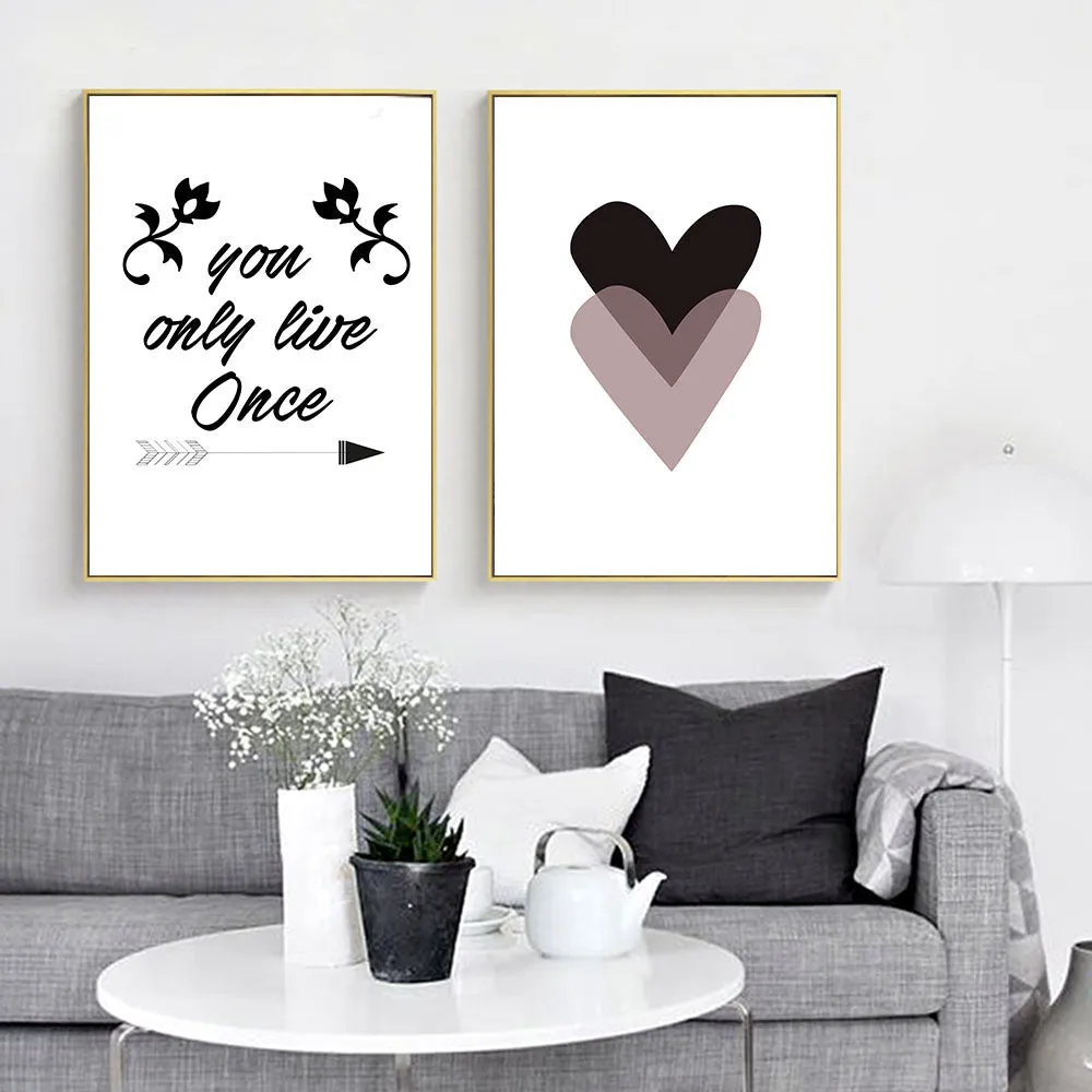 Geometric Abstract Art Wall