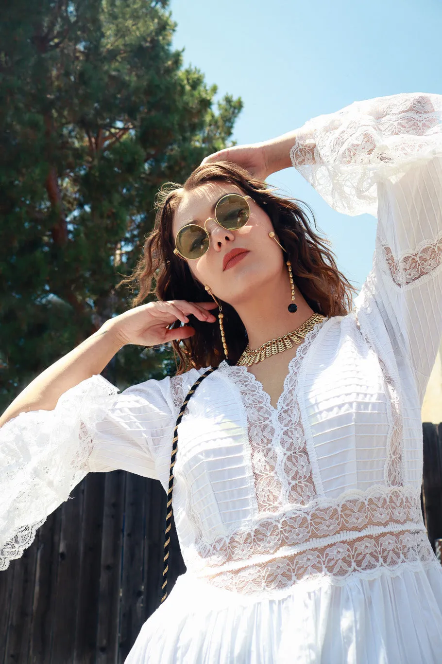 Geometric Feather Collar Necklace