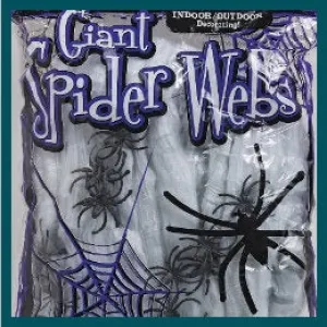 Giant Spider Web with 12 Spiders 240 gm