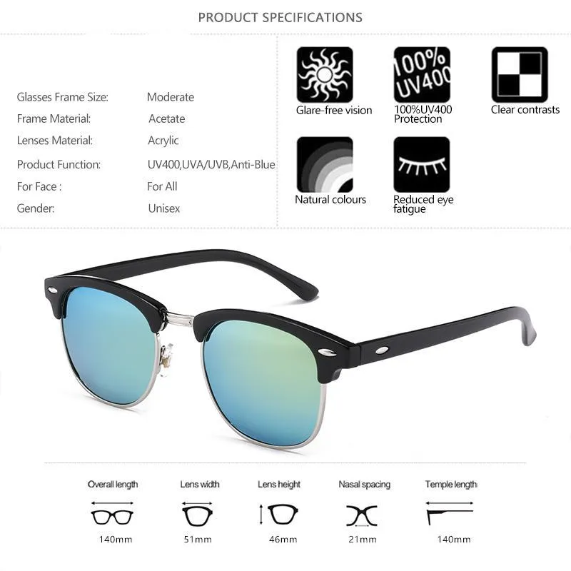 Glass glow Men & Ladies Sunglasses