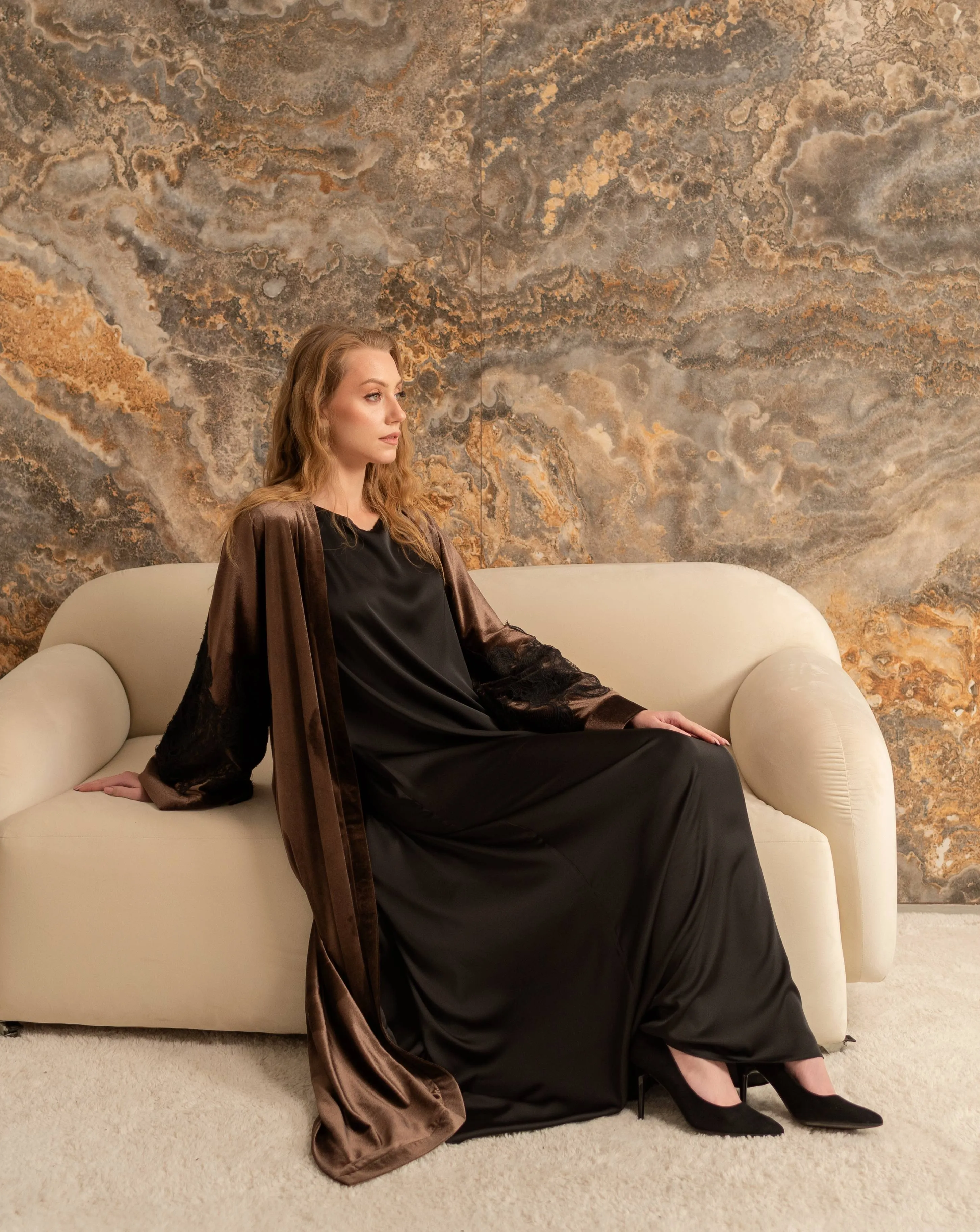 Glorious Abaya and Dress Set