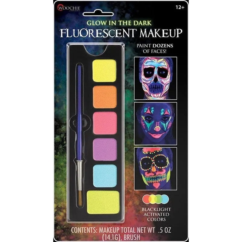 Glow In The Dark Fluorescent 6 Colour Palette