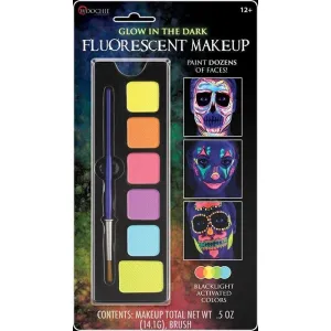 Glow In The Dark Fluorescent 6 Colour Palette