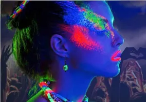 Glow in the Dark Glass Earrings | Rave Outfit & Festival Clothing Glow Jewelry