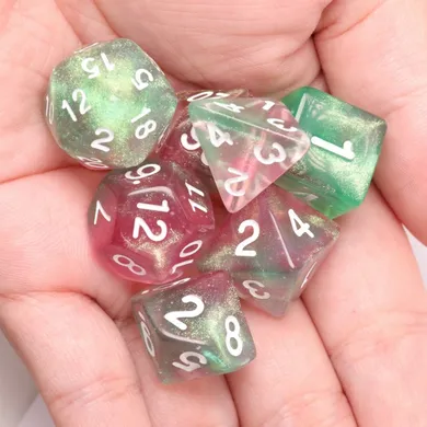 Glow in the Dark Rebirth RPG Dice Set