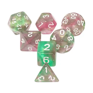 Glow in the Dark Rebirth RPG Dice Set