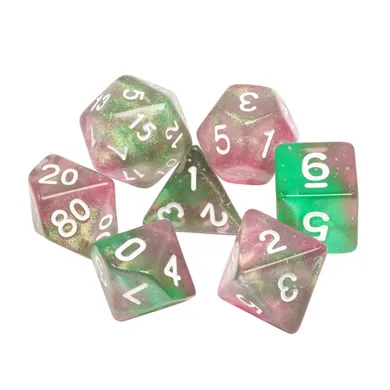 Glow in the Dark Rebirth RPG Dice Set