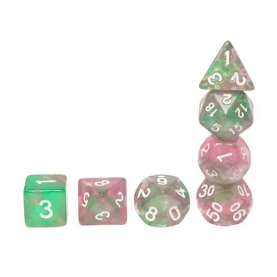 Glow in the Dark Rebirth RPG Dice Set
