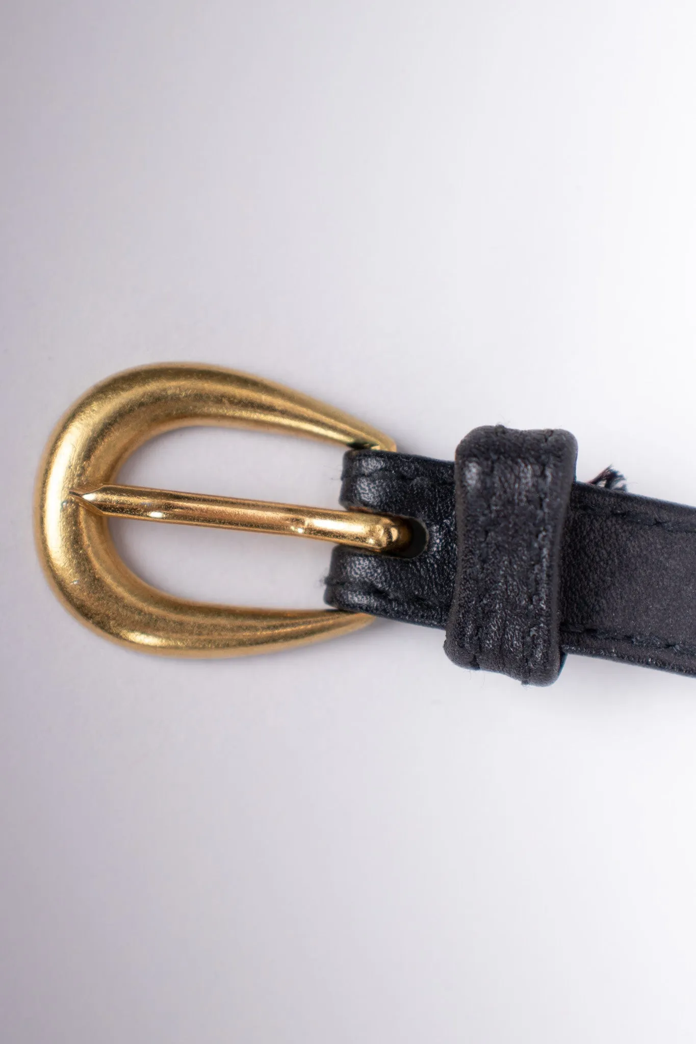 Gold Braided Chain Charm Belt