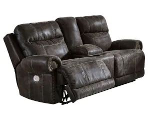Grearview - Pwr Rec Loveseat/con/adj Hdrst